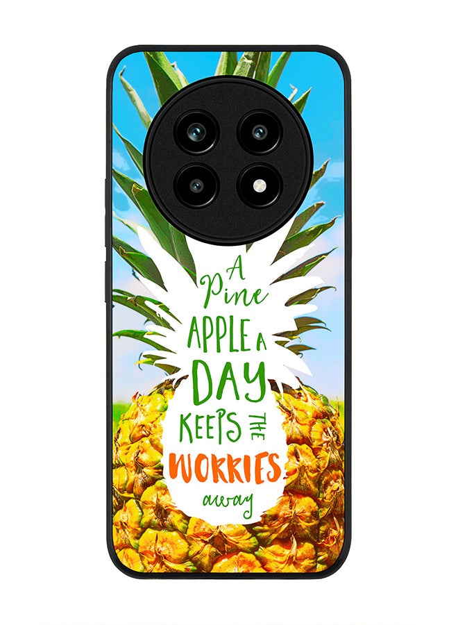 For Realme 13 Pro / 13 Pro+ Case,Slim fit Camera Protection, Shockproof Thin Phone cover  - Pineapple A Day